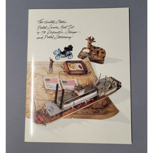 Vintage 1981 United States Postal Service Mint Set Definitive Stamps Book USA